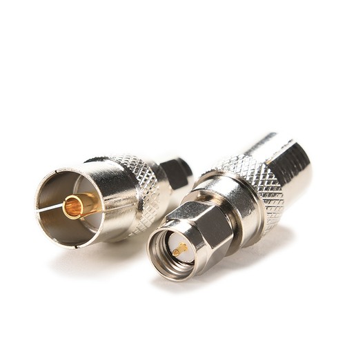 Hot Adapter IEC PAL DVB-T TV female jack to SMA plug male connector straight .HE - Zdjęcie 2 z 4