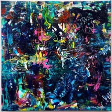 Becoming - Original Acrylic Painting on Stretched Canvas by Galina