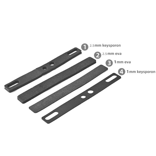 Mechanical keyboard spacebar sound inslution foam noise absorbing cotton 6._bf - Photo 8/12