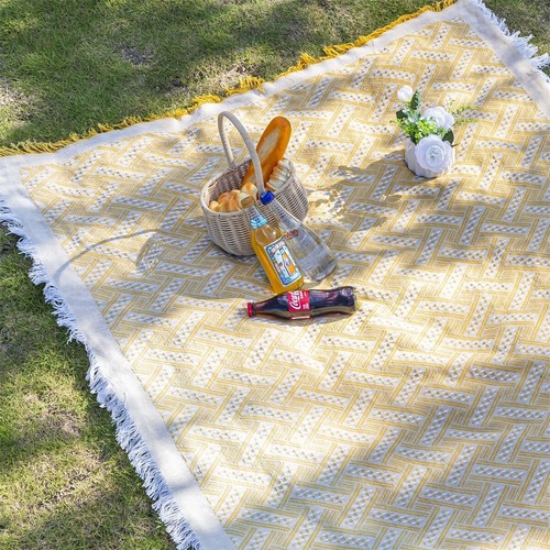 XXL Picknickdecke Campingdecke Stranddecke Picnic Blanket 90 x 210 cm 180x380 cm - Bild 16 von 27