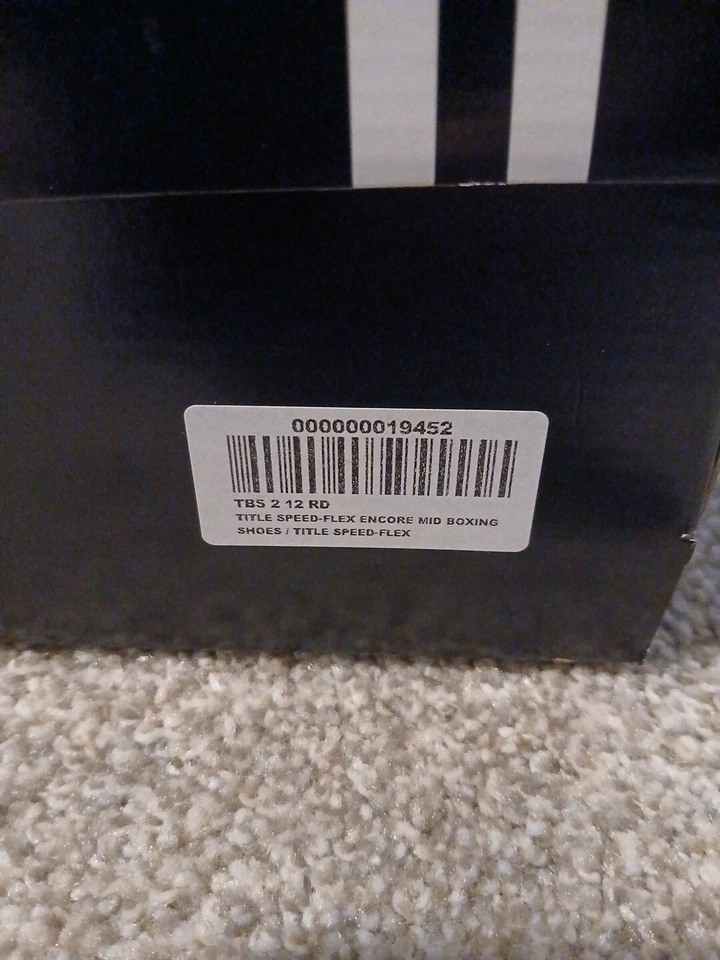 *NUEVO* Zapatos de Boxeo Title para Hombres Talla US 12 Speed-Flex Encore Mid Rojo Foto 2 de 2