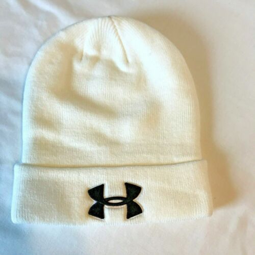 NEW Golf Hat Beanie Toot Stocking Cap Under Armour - White - Picture 1 of 1