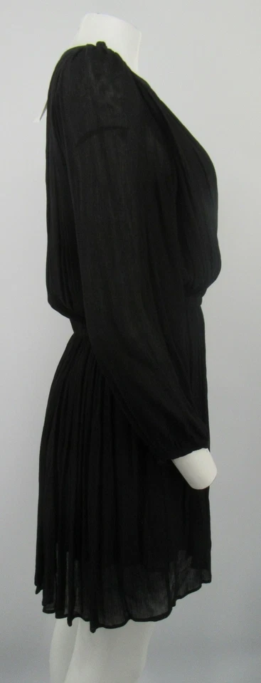 Vestido Isabel Marant Etoile Negro Manga Larga Calce y Acampanado Viscosa Talla 38 Foto 2 de 4