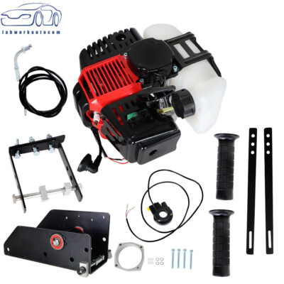 Bicycle Rear Friction Gasoline Engine For 43cc 2Stroke Bike Gas Motorized Engine