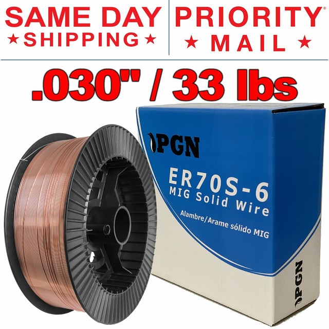 ER70S6 .030" (0.8 mm) Mild Steel MIG Welding Wire 33 Lbs Roll eBay