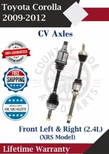 New OE Front CV Axles For 2009-2012 Toyota Corolla 2.4L Lifetime Warranty