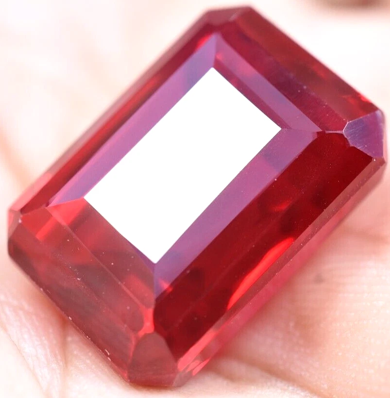 Natural 28.35 Ct Blood Red Ruby Mozambique GGL Certified Treated Gemstone - Image 2 of 4