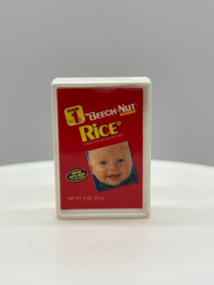 Barbie Size Doll TYCO Beech Nut Rice Cereal Stages Baby Food Kitchen Diorama
