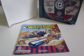 WACKY RACES-SEGA DREAMCAST-PAL-ENGLISH-COMPLETE-MINT-RARE
