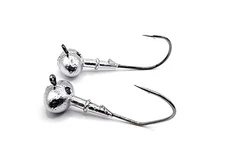 Football Weedless Bass Fishing Jig Heavy Hook Mustad or Victory UnPainted New