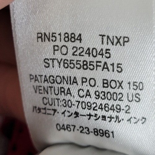 Patagonia Pullover Girls XL 14 Gray Pink Re-Tool Snap-T Fleece Style 65585 - Picture 6 of 15