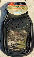 Mossy Oak Mfm4114 Universal Front Rubber Floor Mats Camo 29x20 Trim-to-fit