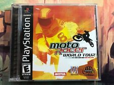 Moto Racer World Tour Sony PlayStation 1 PS1 Tested Complete