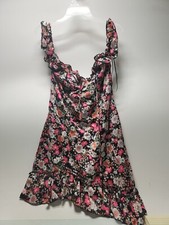 Fashion Nova In Bloom Mini Dress Size S Women's Floral Sleeveless 