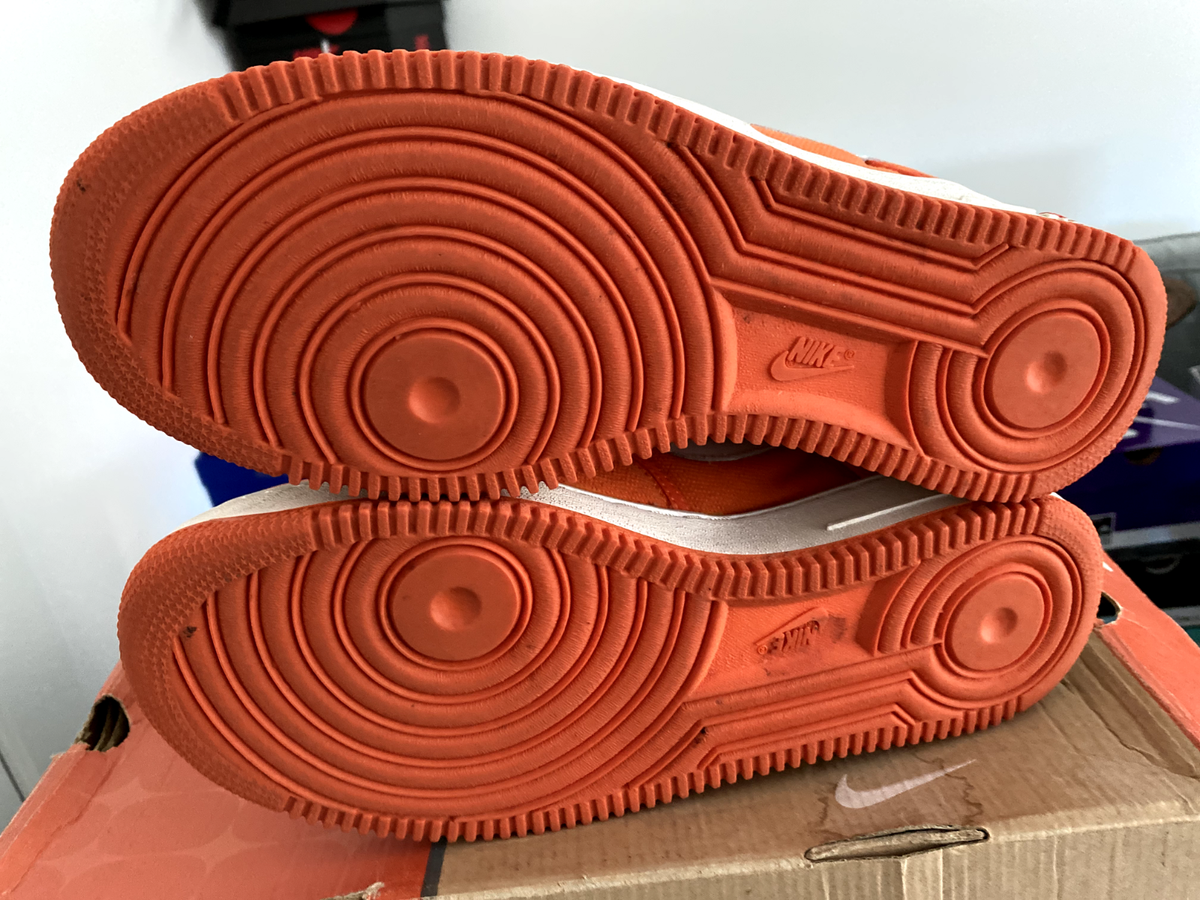 【⭐️ Nike⭐️】Air Force 1 low 624020 811 OG Nike Canvas Air Force 1 Safety Orange 2001 624020-811