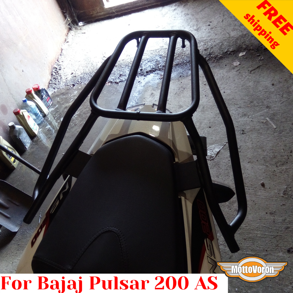 For Bajaj Pulsar 200 AS Rear rack Bajaj Rouser 200 AS Rear luggage rack ...