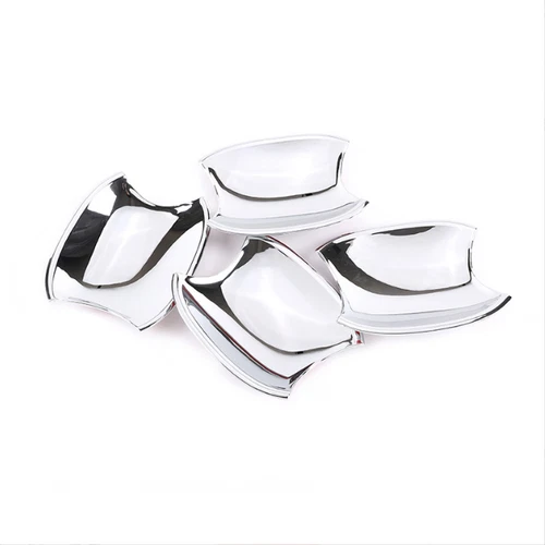 Manija de puerta lateral cromada para Toyota Tacoma 2016-2023 cubierta de tazón accesorios de moldura - Imagen 5 de 8
