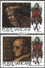 Vatican 718-719 (complete issue) unmounted mint / never hinged 1978 Pope Paul VI