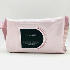 Mac Gently Off Wipes + Micellar Water Makeup Remover 80 Sheets - NEW
