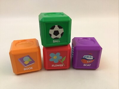 Fisher Price Laugh Learn First Words Smart Puppy 4pc Replacement Blocks 