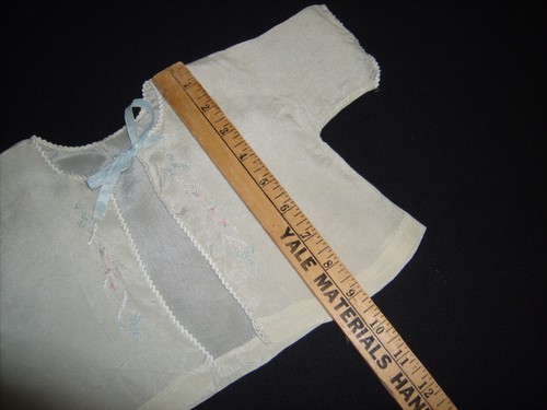 Vintage 2 Baby Säugling Neugeborene Lagenlook Shirts bestickt & gehäkelt Borte - Bild 14 von 14