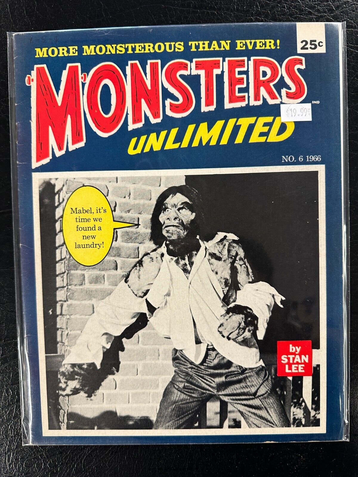 Monsters Unlimited  Magazine #6 Curtis Marvel comics by STAN LEE VG