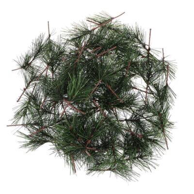 100x 6cm künstliche Zweige grün für Weihnachten