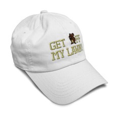 Soft Women Baseball Cap Squirrels Get off My Lawn! Embroidery Dad Hats for Men