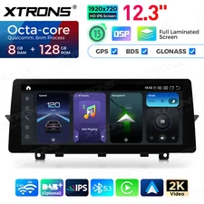 12.3" Android 14 8-Core 8+128GB Retrofit Car Stereo GPS WIFI For BMW X1 E84 CIC