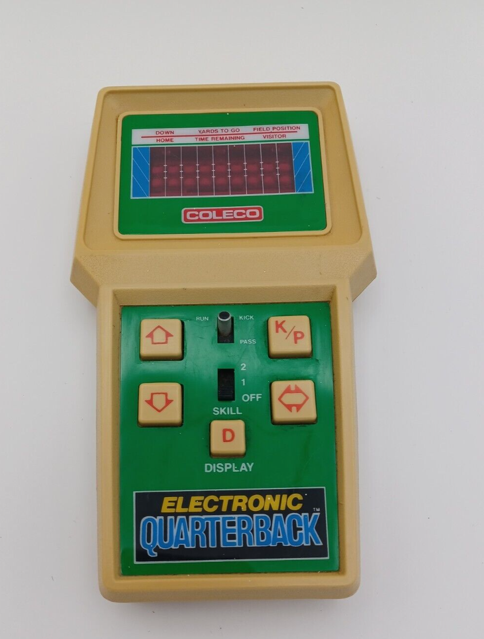 Coleco Electronic Football Quarterback Game Working eBay