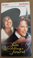 FOUR WEDDINGS AND A FUNERAL VHS VIDEO - HUGH GRANT ANDIE MACDOWELL