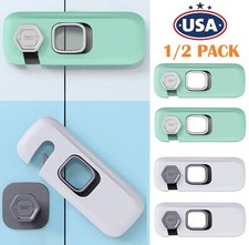 2  Child Proof Fridge Lock Child Cabinet Safety Lock Baby Safety Child Lock US
