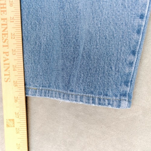 Levis 560 Mens Comfort Fit Jeans 36X30 (35x26) Blue Med Wash Tapered Distressed - Picture 6 of 11