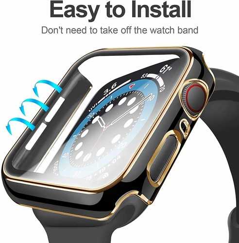 For Apple Watch Series 7 45mm 41mm Full Protective Screen Protector Case Cover - 第 12/26 張圖片