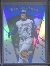 1997 Pinnacle Certified Mirror Blue Tim Salmon #23 NM