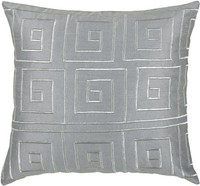 Rizzy Home T-3441 Decorative Pillows, 18 By 18-inch, Gray/silver, Set Of 2, New, on sale Rizzy Home T-3441 Decorative Pillows, 18 By 18-inch, Gray/silver, Set Of 2, New, on sale