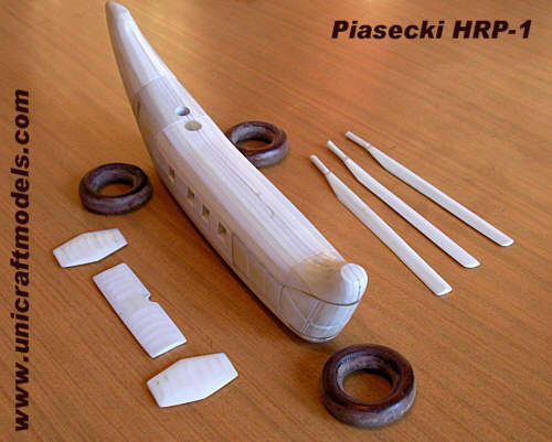 Unicraft Models 1/72 PIASECKI HRP-1 Tandem Rotor Helicopter - Picture 3 of 4