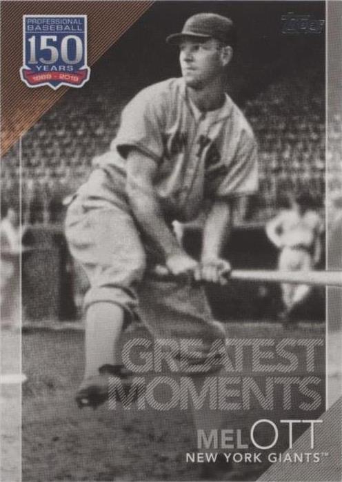 2019 Topps - Mel Ott #GM-3 - 1 of 1