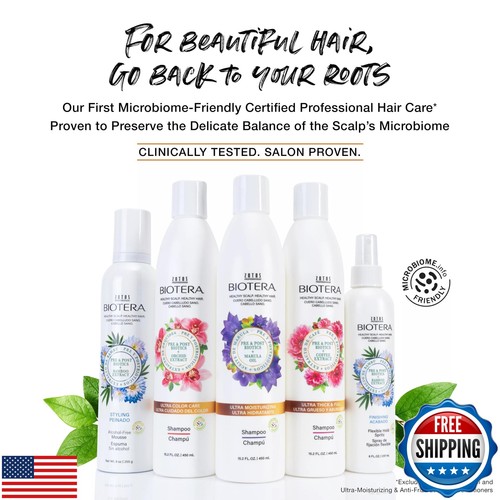 Biotera Anti Frizz Smoothing Conditioner | Frizzy or Unruly Hair | Microbiome - Picture 3 of 5