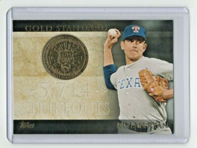 2012 Topps Gold Standard * 5,714 Strikeouts * Nolan Ryan * #GS-40 * Free S/H