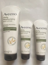 Aveeno Daily Moisturizing Lotion with Oat 1pack of 8 fl oz + 2.5oz (2 count)
