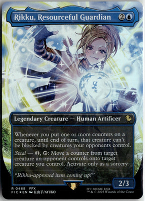 Rikku Resourceful Guardian Final Fantasy MTG Magic English CHOCOBO TRACK FOIL NM