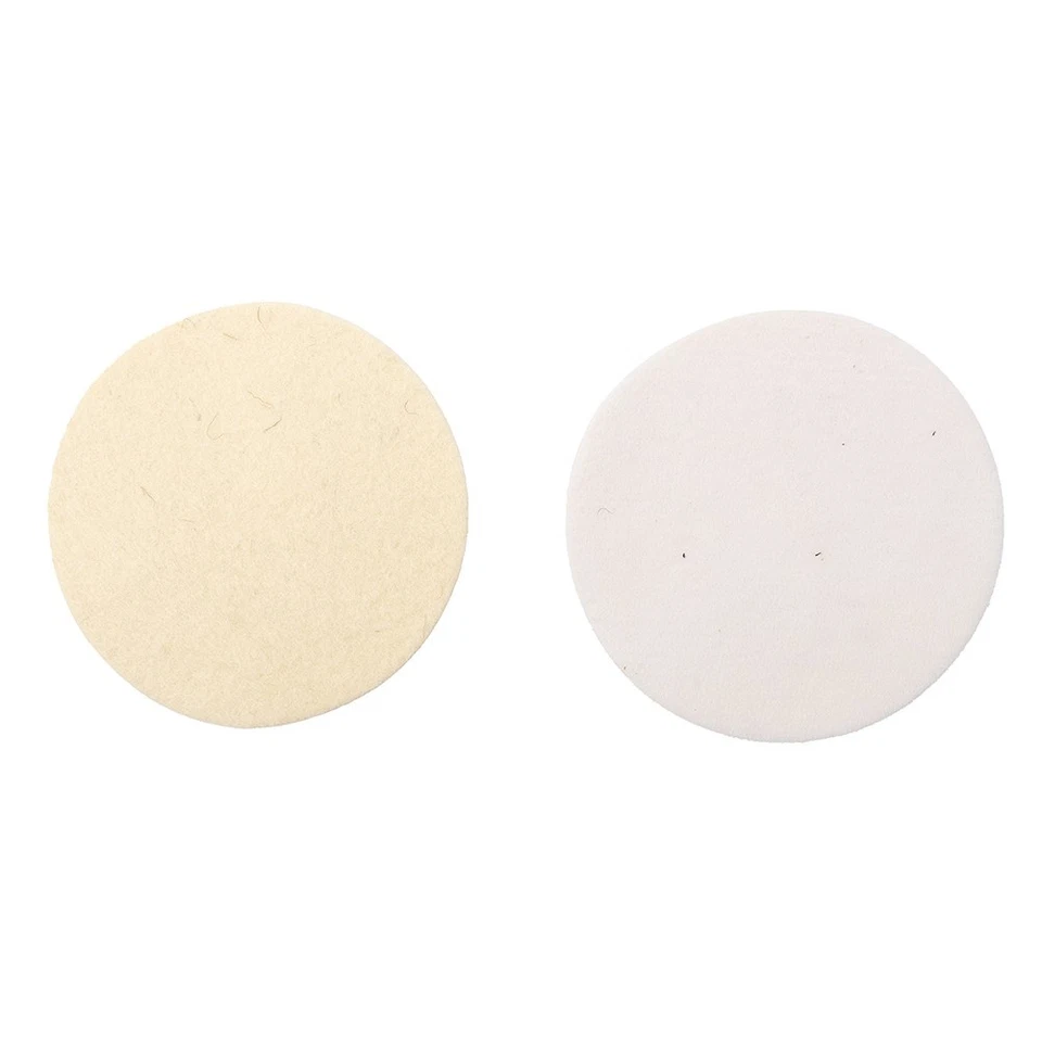 High quality Wool Felt Polishing Pad Wheel for Glass Stainless Steel Pack of 2 - Image 3 of 4