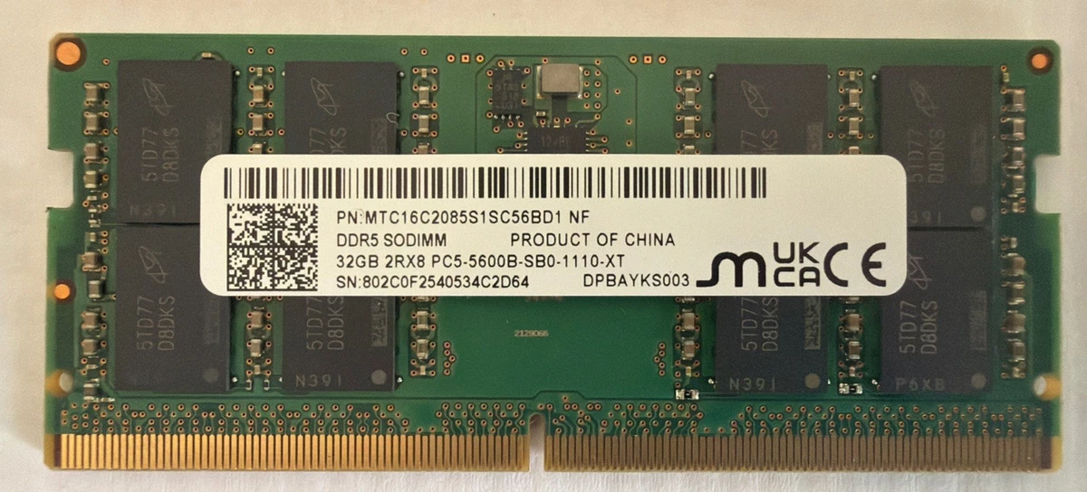 Micron Computer RAM 32 GB Total Capacity for sale | eBay