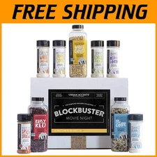 Delicious Popcorn Flavors Gift Set - 9 Kernels, 6 Seasonings