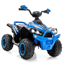  Ride On ATV, 12V Kids 4 Wheeler Battery Powered Toy Car for Toddlers, Navy