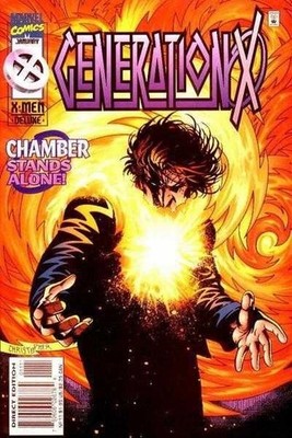 Generation X (1994) #  11 Deluxe (9.0-VFNM) Chamber vs. Omega Red 1996