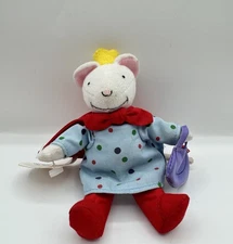 Merrymakers Lilly Mouse Plush Jointed Story Book Soft Toy Red Boots 