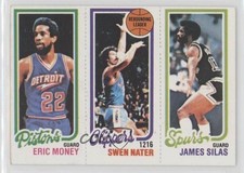 1980-81 Topps Eric Money Swen Nater James Silas #213-215-90 0o69