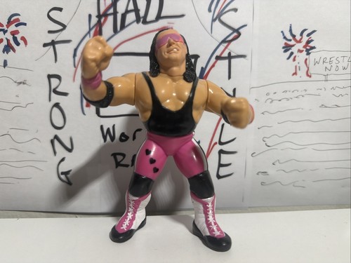 WWF Bret Hit man Hart HASBRO SERIES 4 WWE WCW AEW ...